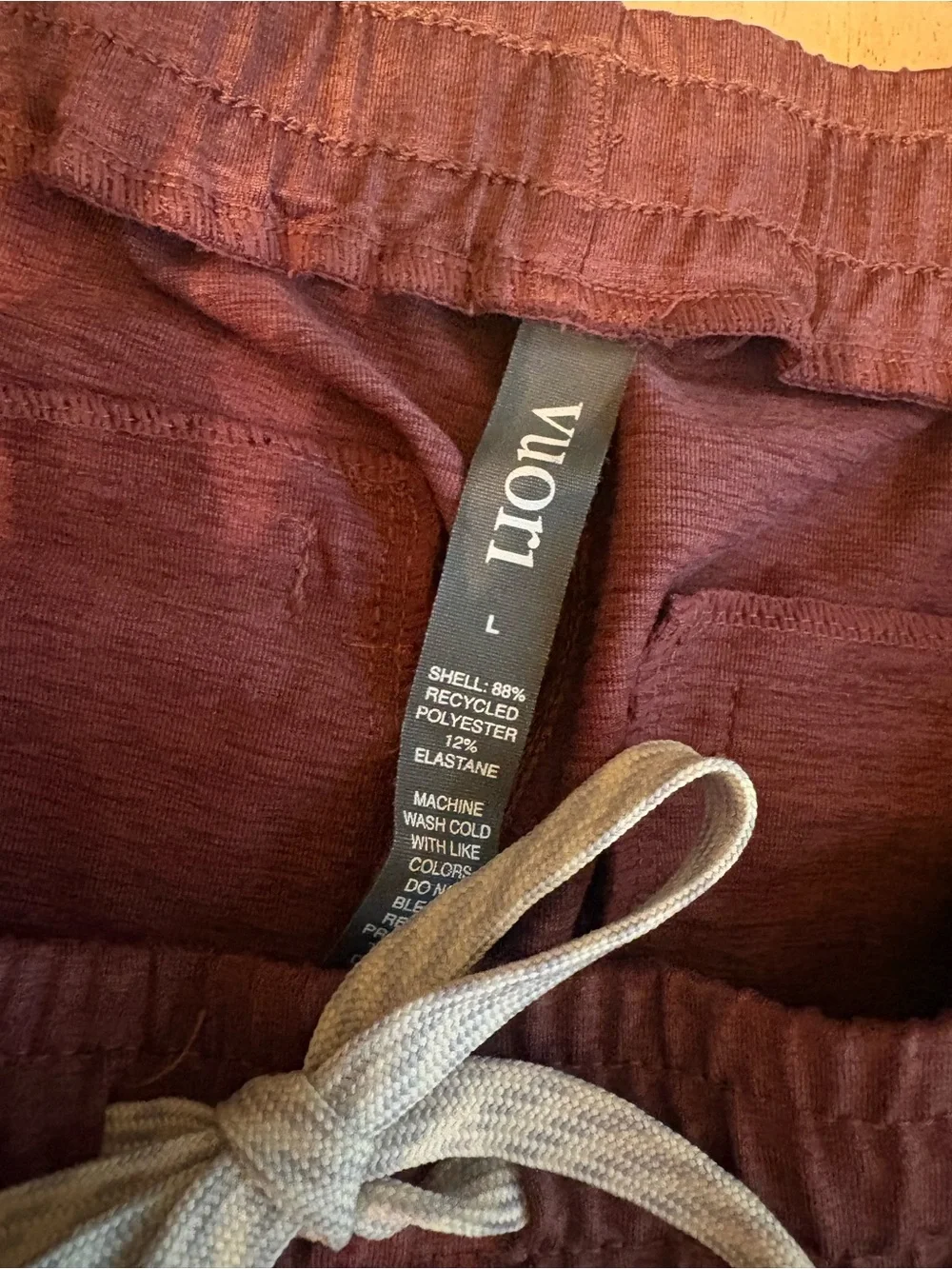 Vuori Maroon Men's Jogger Sweatpants